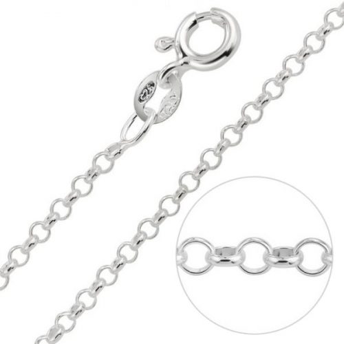 Men Solid Rolo Chain