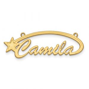 Shooting Star Nameplate