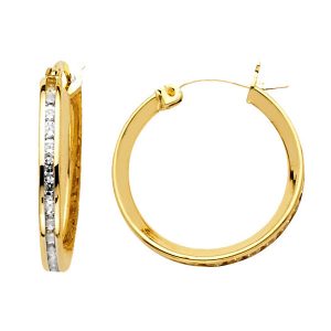 CZ Hoop Rings - ER518