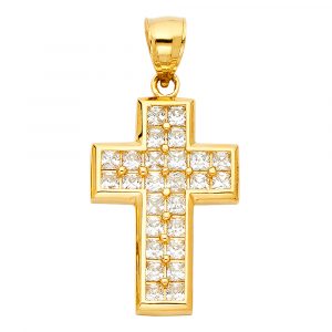 CZ Cross Pendants - PT1053