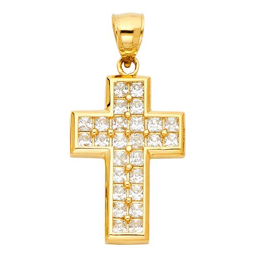CZ Cross Pendants - PT1053