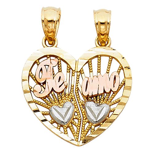 Assorted Heart Pendants - PT1805