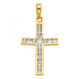 CZ Cross Pendants - PT820