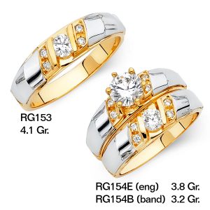 CZ Wedding Trio Sets - RG153