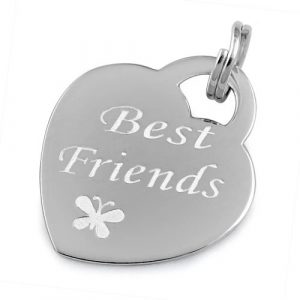 Sterling Silver Pendant "Best Friends"