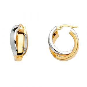 Fancy Hoop Earrings  - ER1537