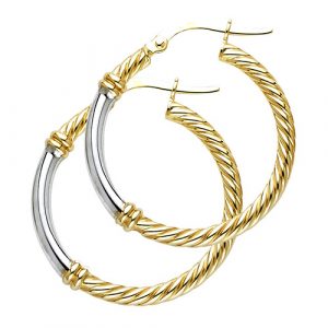 Fancy Hoop Earrings  - ER465