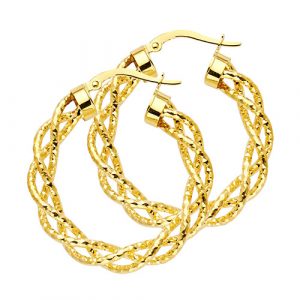Fancy Hoop Earrings  - ER56